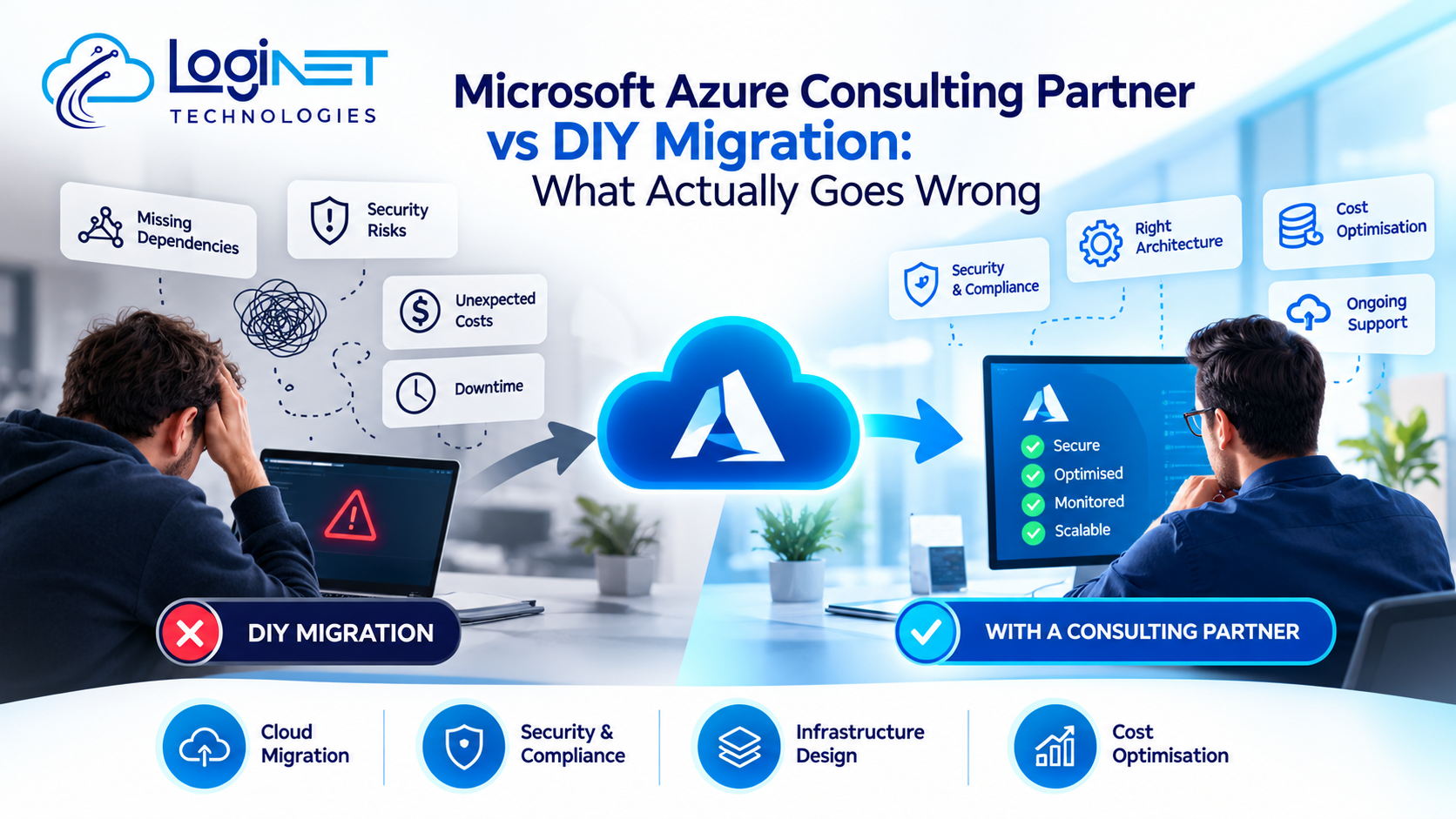 Microsoft Azure Consulting Partner vs DIY Migration: What Actually Goes Wrong